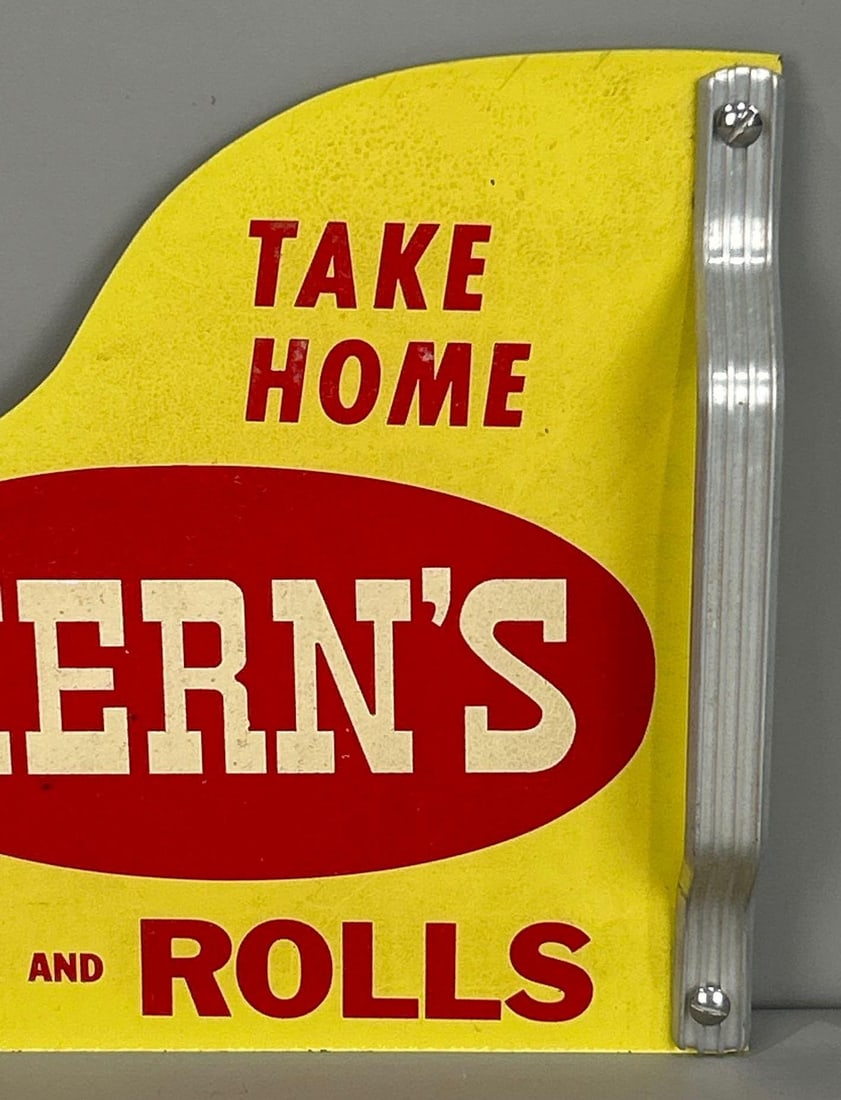 Kerns Bread And Rolls Door Push Sign - 3