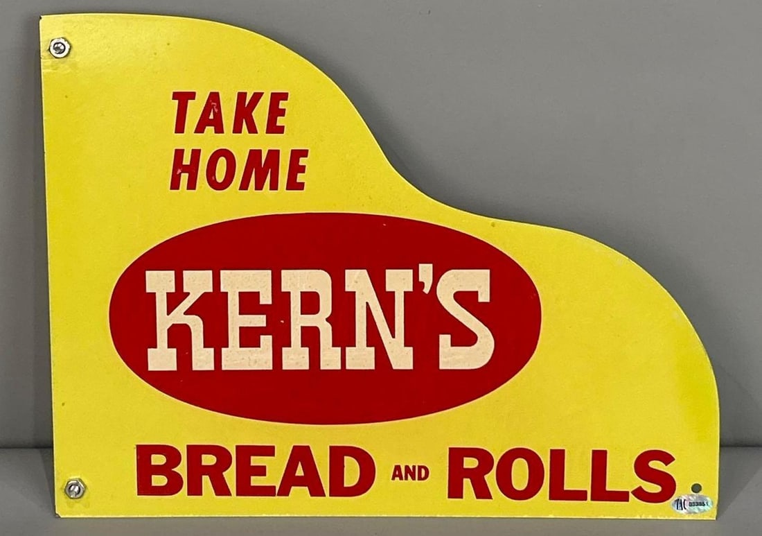 Kerns Bread And Rolls Door Push Sign - 4