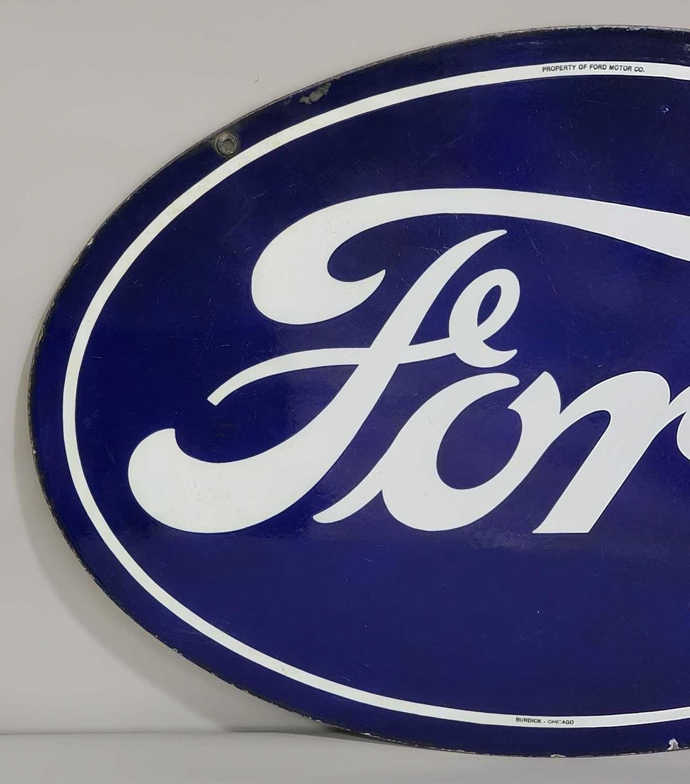 Ford Porcelain Oval Sign (TAC) (medium) - 2