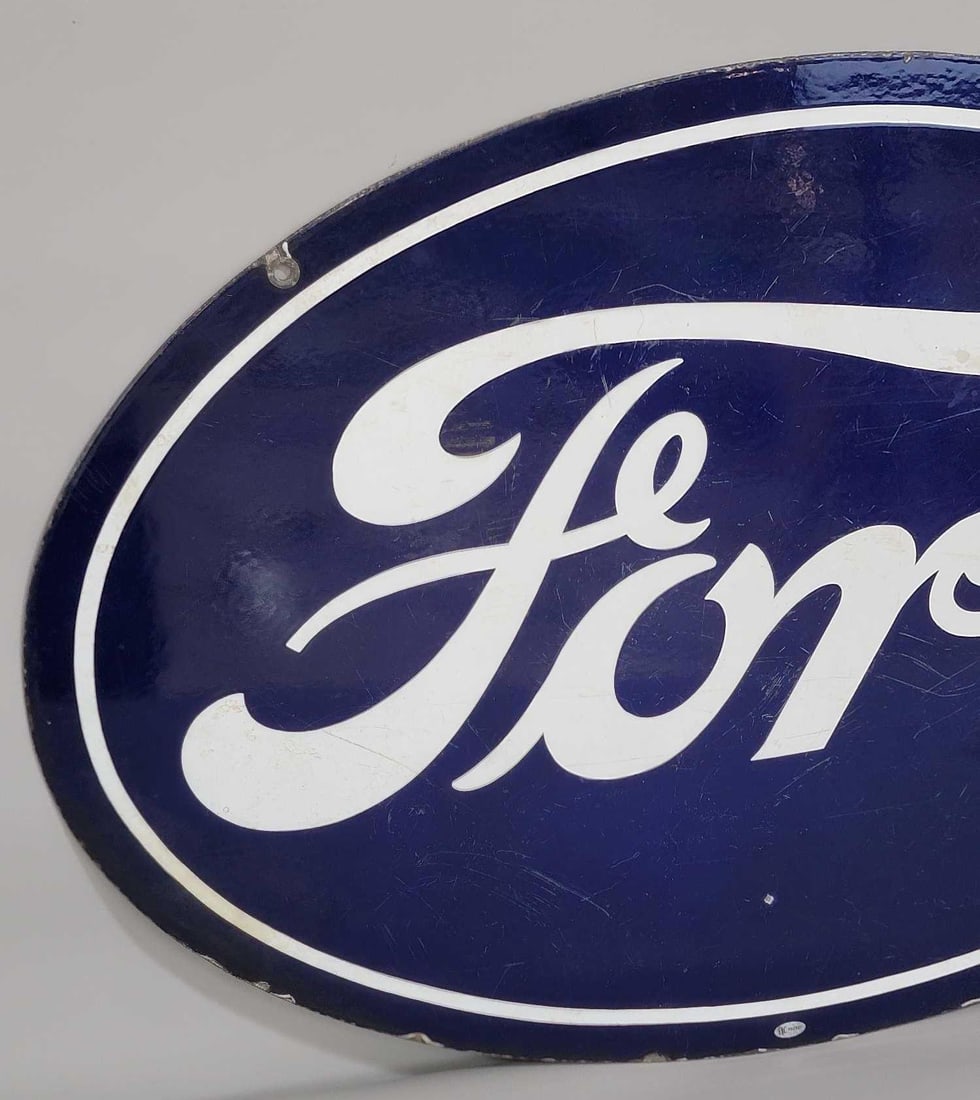 Ford Porcelain Oval Sign (TAC) (medium) - 5