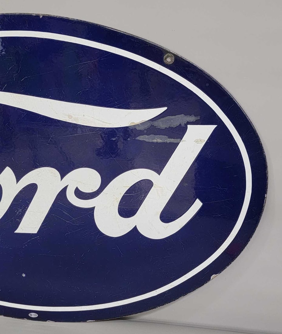 Ford Porcelain Oval Sign (TAC) (medium) - 6