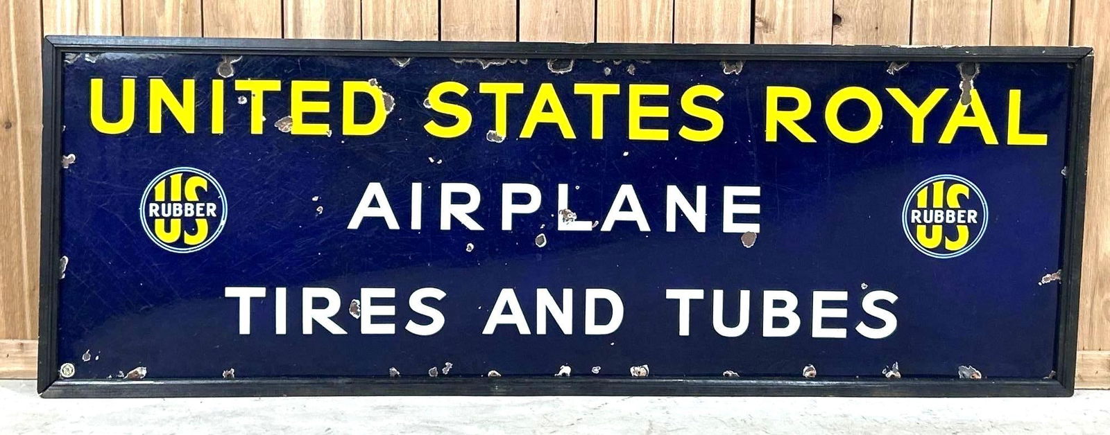 US Tires Airplane Tires And Tube Porcelain Sign (1 of 6)