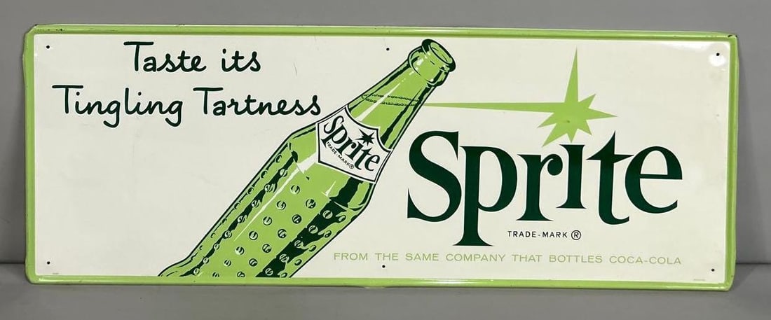 Sprite Self-Framed Tin Sign W/ Bottle Graphic (1 of 5)