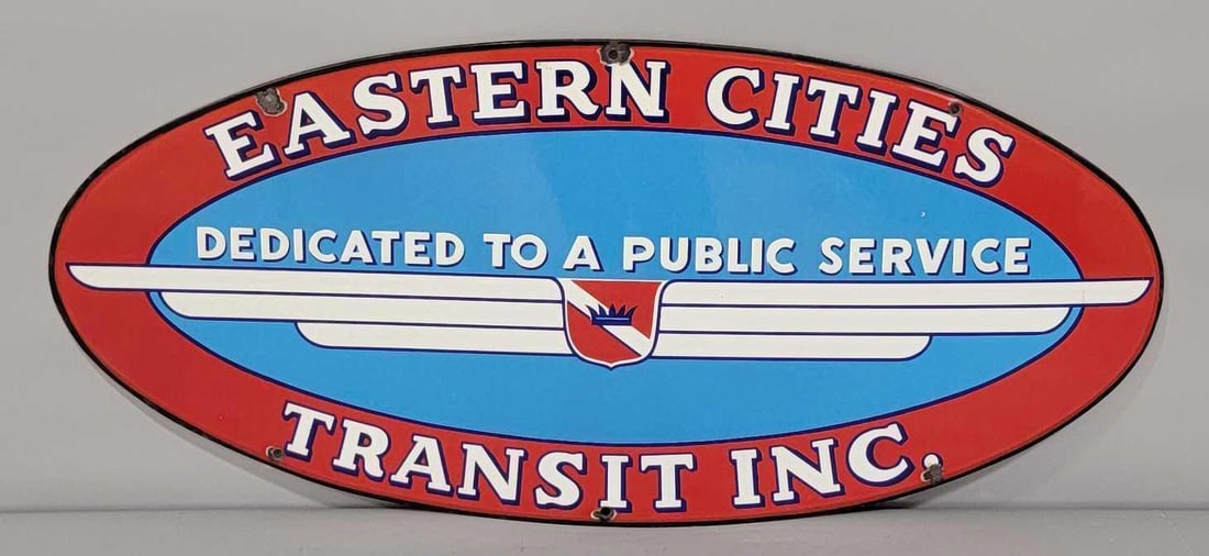 Eastern Cities Transit, Inc. Porcelain Sign (TAC) (1 of 5)