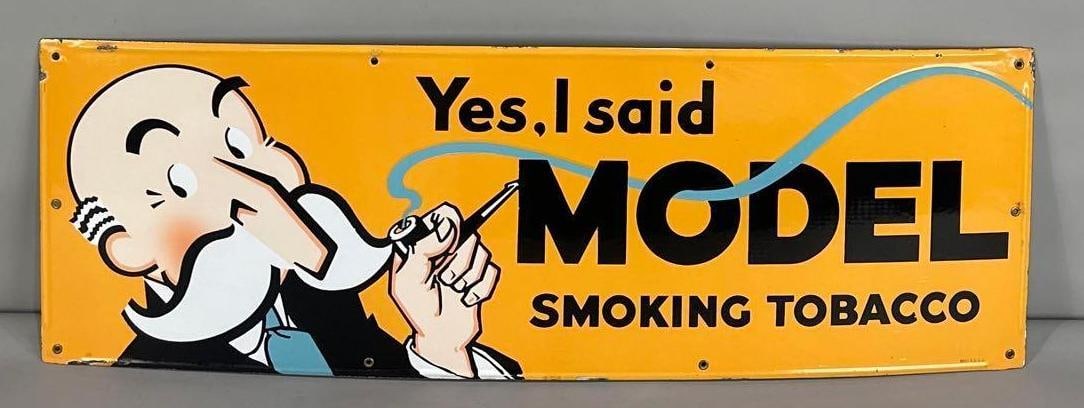 Model Smoking Tobacco Single-Sided SIgn (1 of 4)