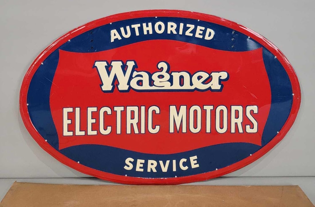 Wagner Electric Motors Authorized Service Metal Signs (TAC) (1 of 4)