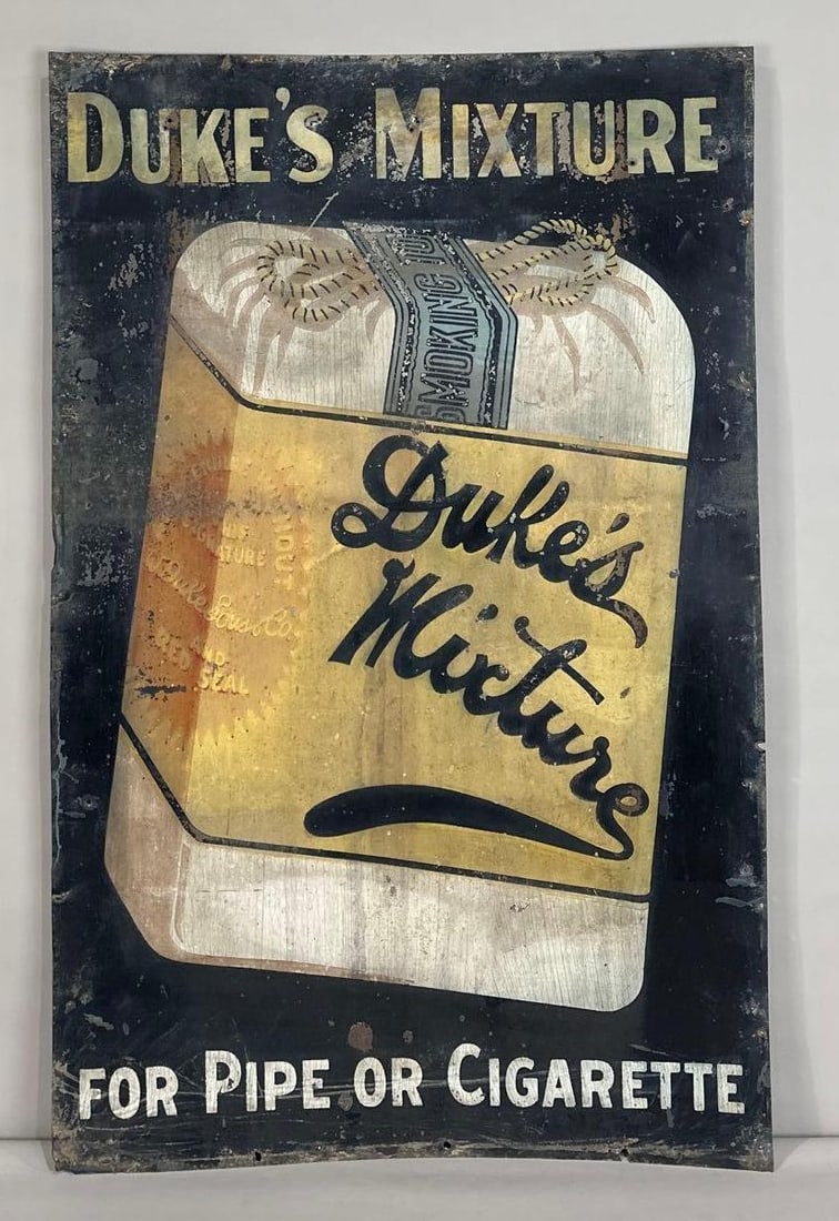 Duke’s Mixture for Pipe or Cigarette Metal Sign (TAC) (1 of 4)