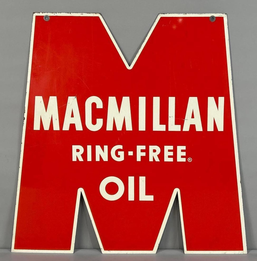 Macmillan Ring-Free Oil Die-Cut Tin Sign (1 of 7)