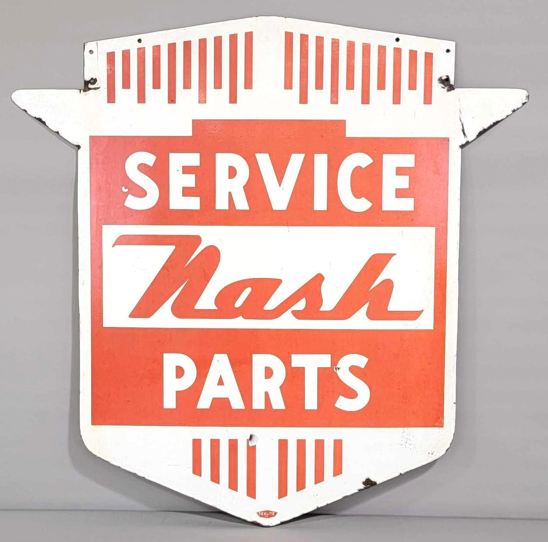 Nash Service Parts Porcelain Sign (TAC) (1 of 7)