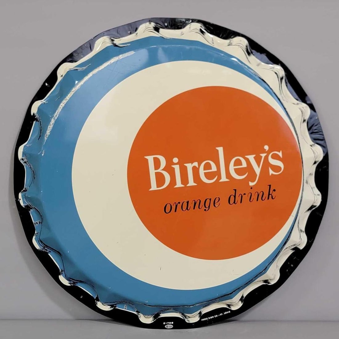 Bireley's Orange Drink Metal Bottle Sign (TAC) (1 of 5)