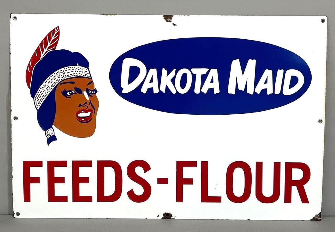 Dakota Maid Feeds Flour Porcelain Sign (TAC) (1 of 5)