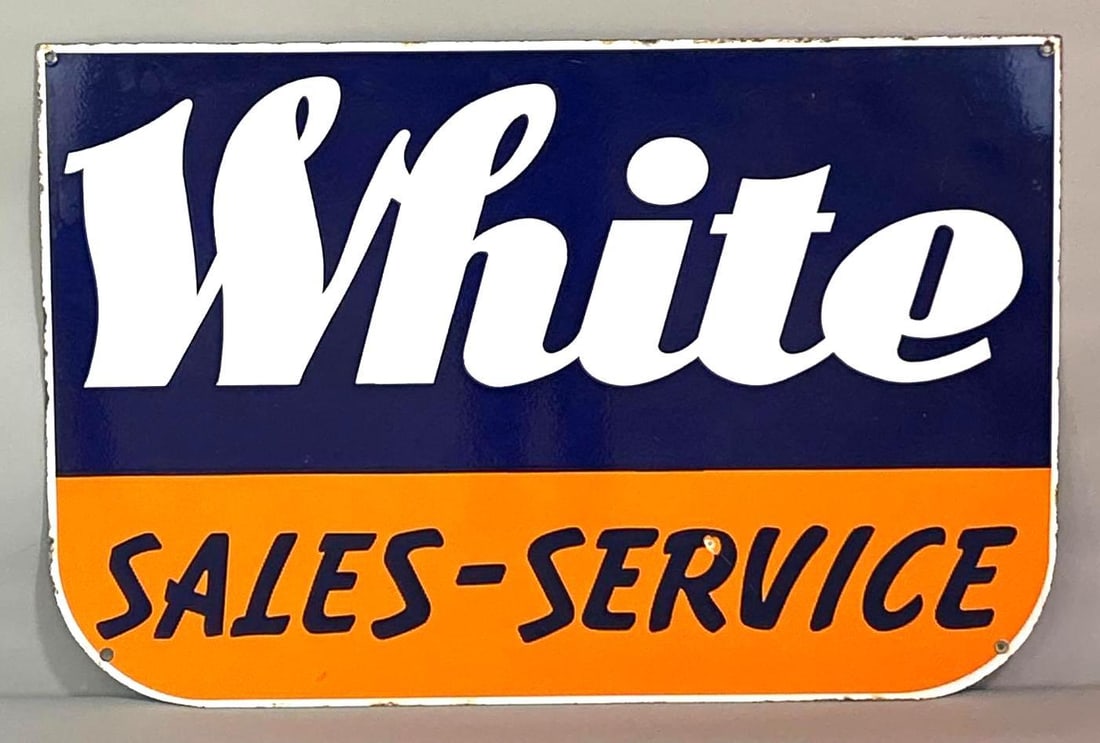 White (truck) Sales-Service Porcelain Sign (TAC) (1 of 5)