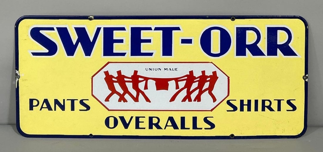 Sweet-Orr Pants Overall Shirts w/Logo Porcelain Sign (TAC) (1 of 5)