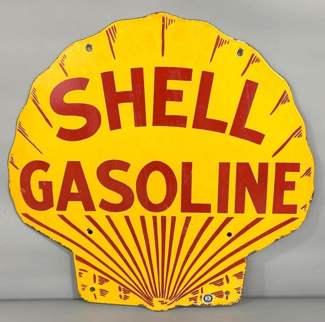 Shell Gasoline Porcelain Sign (TAC) (1 of 7)