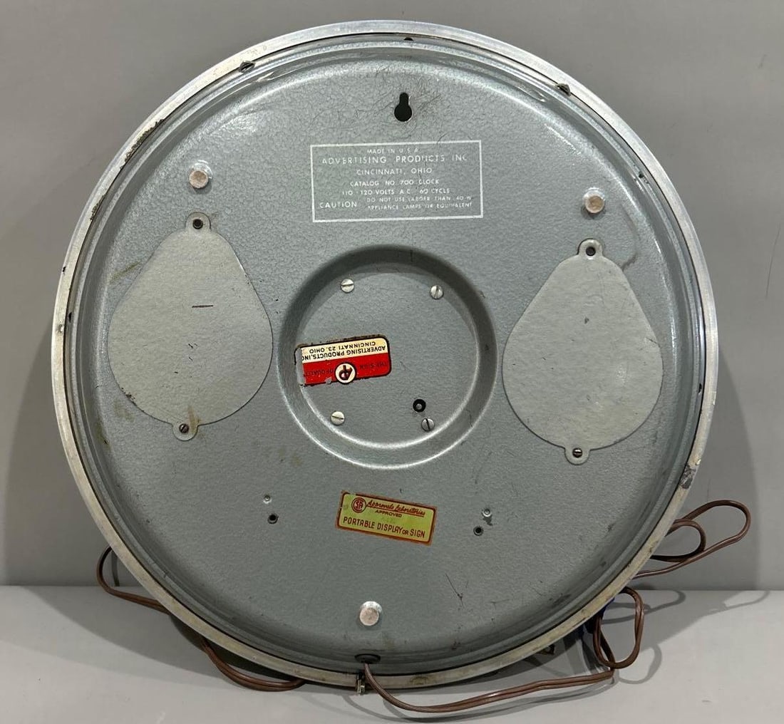 Hasting Piston Rings w/Logo Double-Bubble Lighted Clock - 3