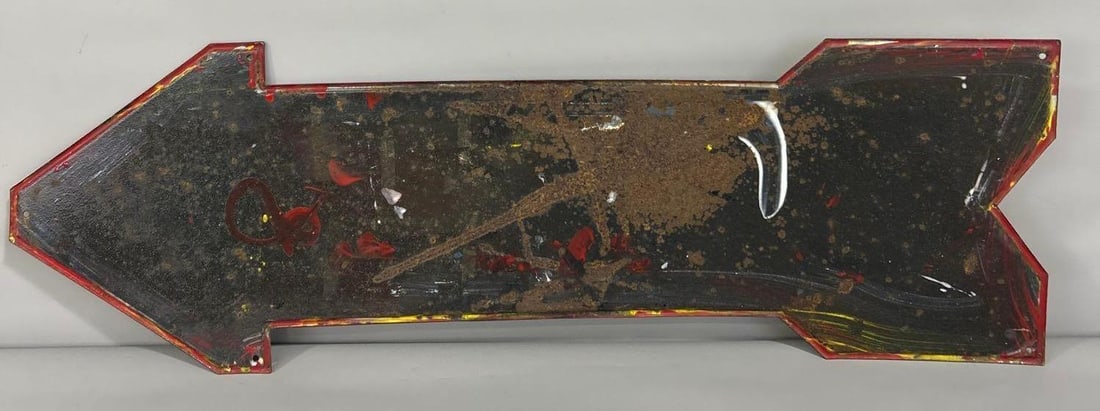 Shell Porcelain Arrow Sign (TAC) - 5