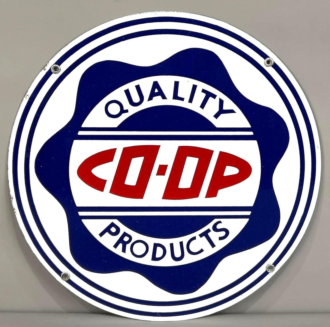 Co-Op Quality Products Single-Sided Porcelain SIgn (1 of 5)