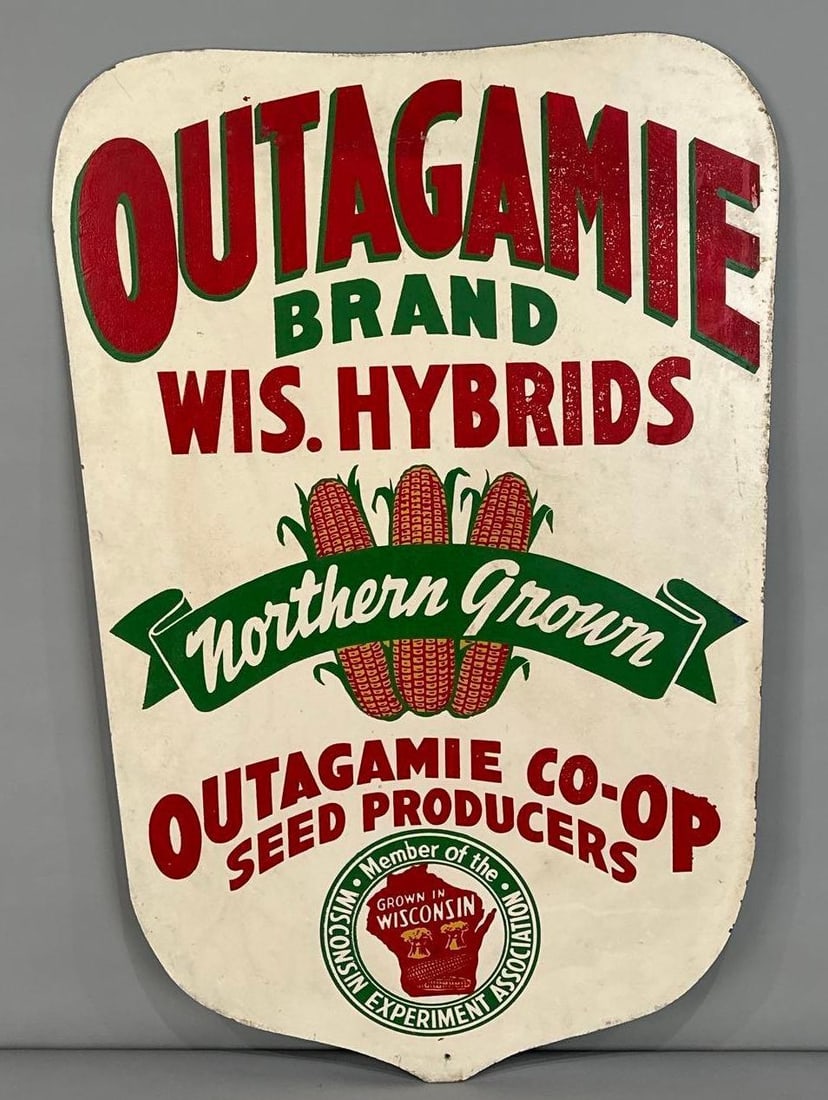 Outagame Hybrids Die-Cut Masonite Sign W/ Coorn Graphic (1 of 4)