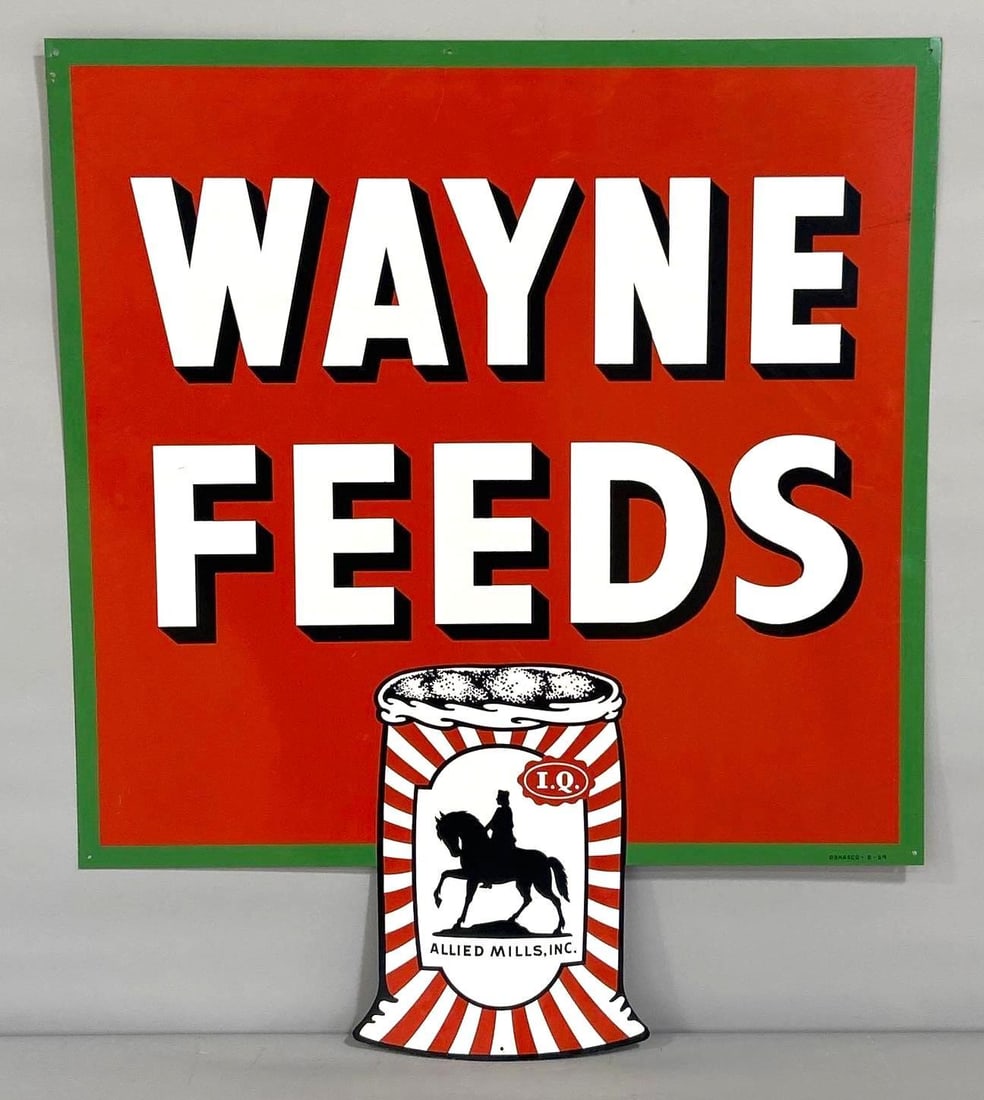 Wayne Feeds w/Logo Metal Sign (TAC) (1 of 5)