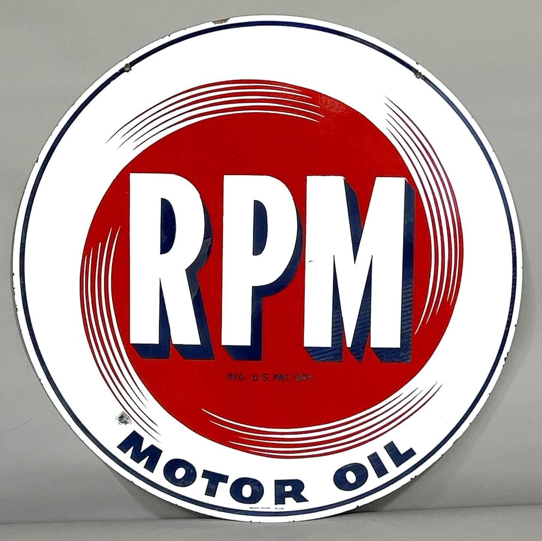 RPM Motor Oil Porcelain Sign (TAC) (1 of 7)