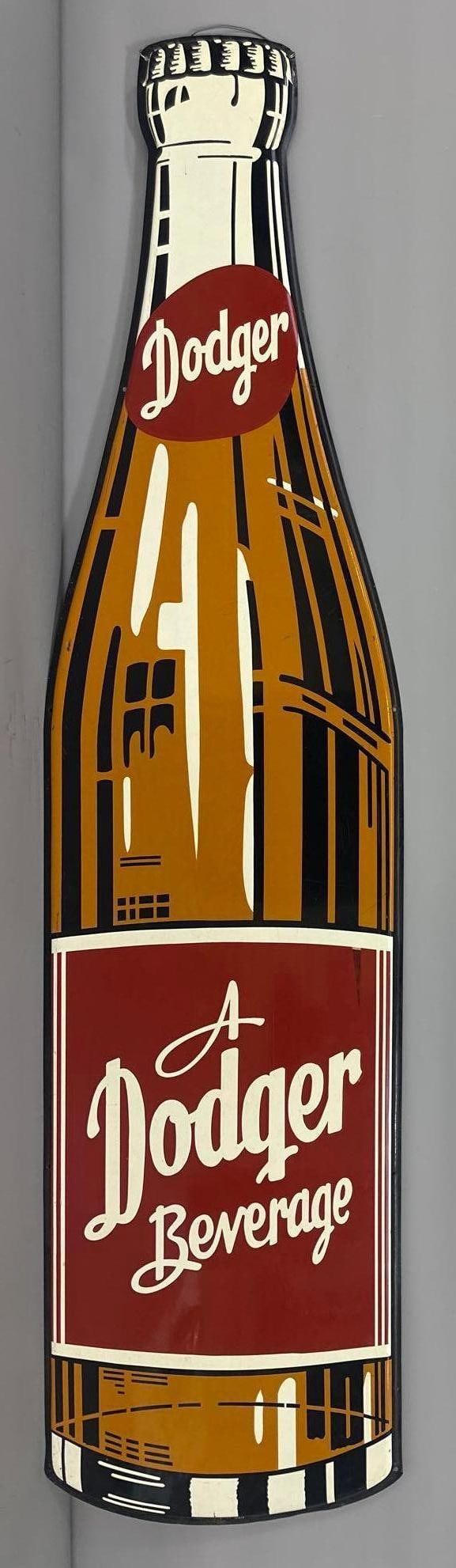 Dodger Beverage Bottle Shaped Metal Sign (TAC) (1 of 5)