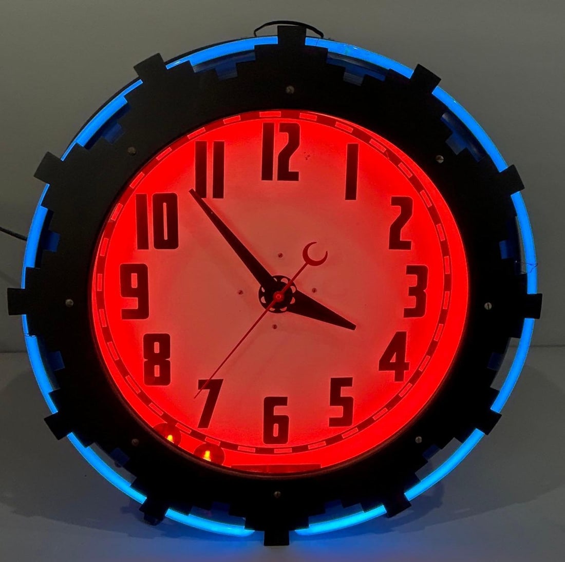 Aztec Neon Clock (1 of 3)