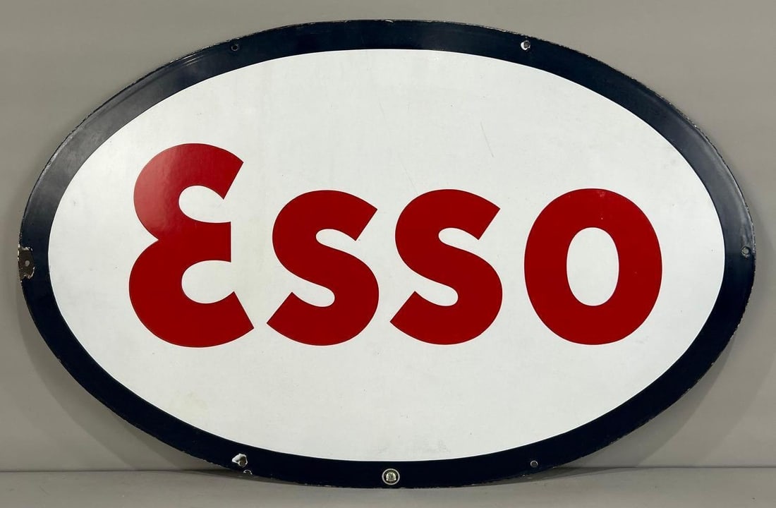 ESSO Porcelain Sign (TAC) (1 of 5)