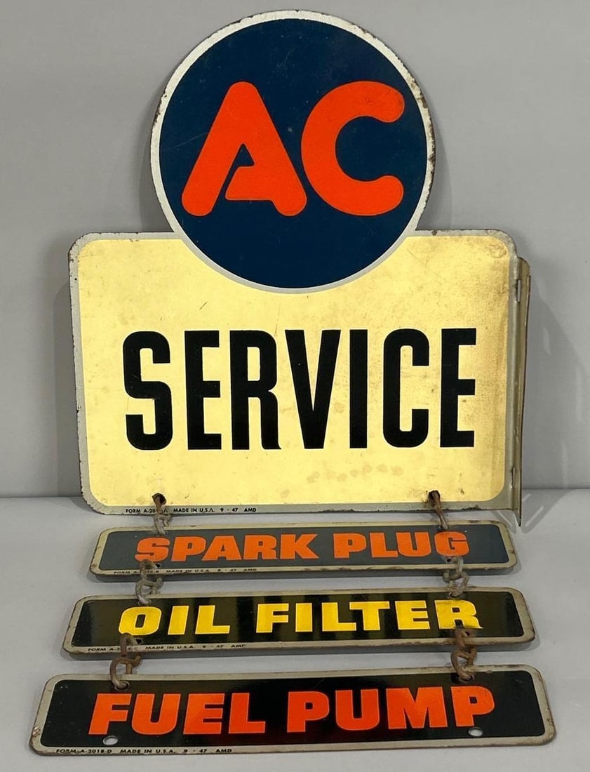 AC Service Die-Cut Flange Sign W/ Attachment Panels (1 of 9)