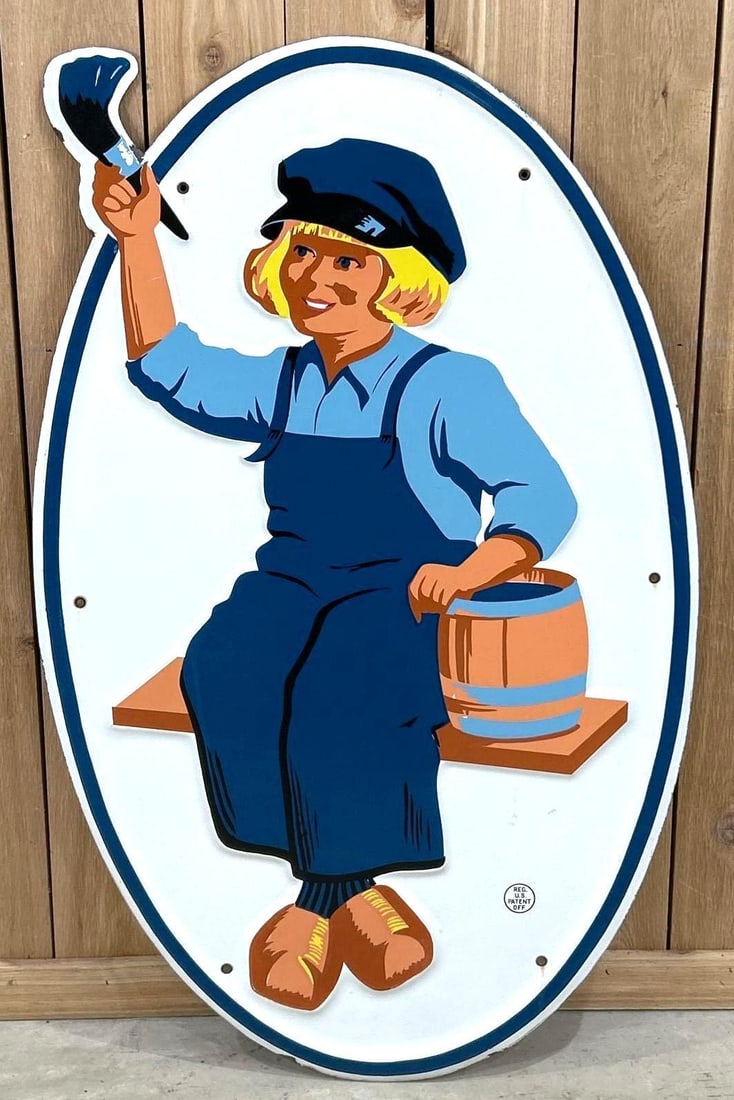 (Dutch Boy Paints) Logo Porcelain Sign (TAC) (1 of 5)