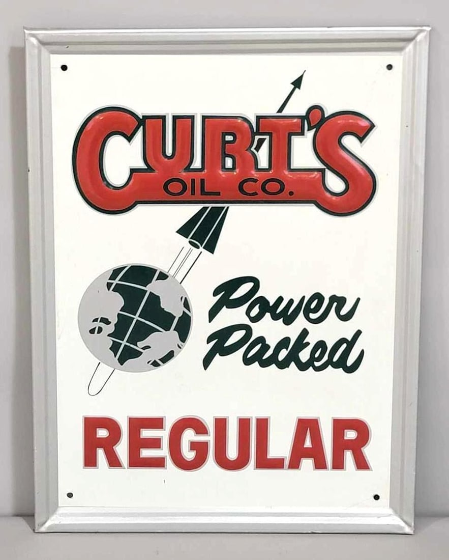 Curt's Power Packed Regular Metal Pump Sign (TAC) (1 of 5)