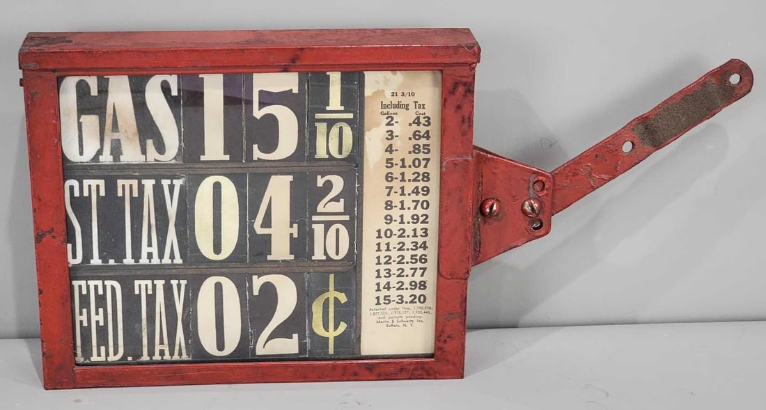 Texaco Gas Pump Pricer Box (1 of 3)