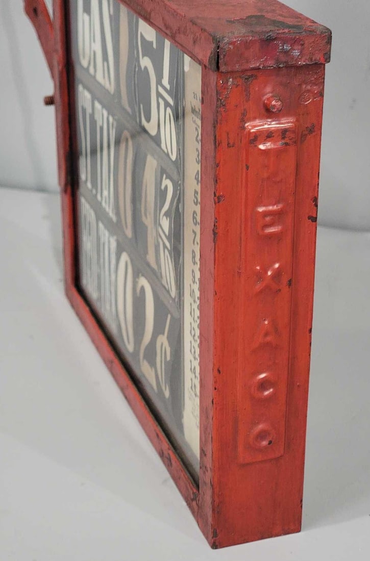Texaco Gas Pump Pricer Box - 3