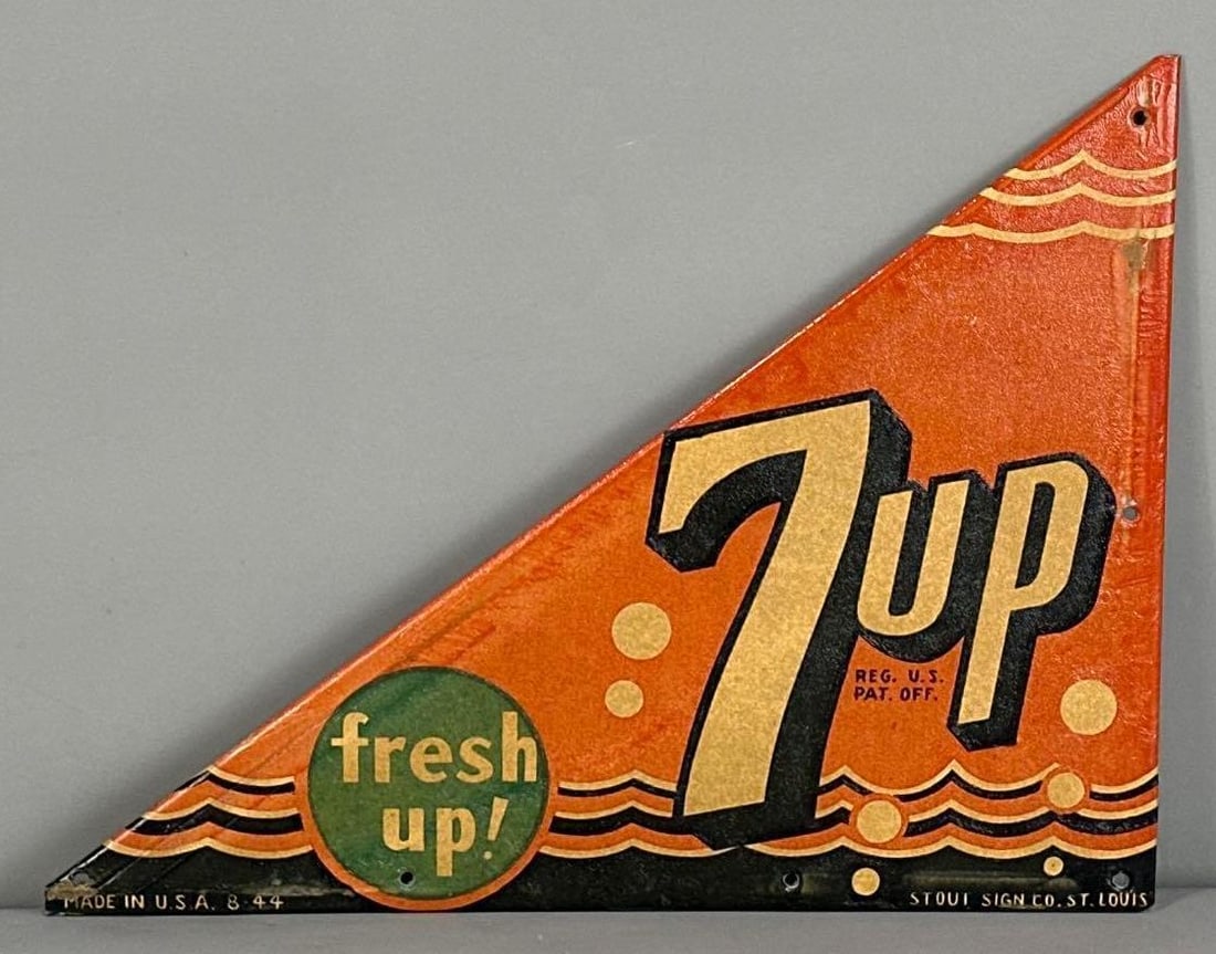 Seven Up Single-Sided Tin Sign (1 of 3)