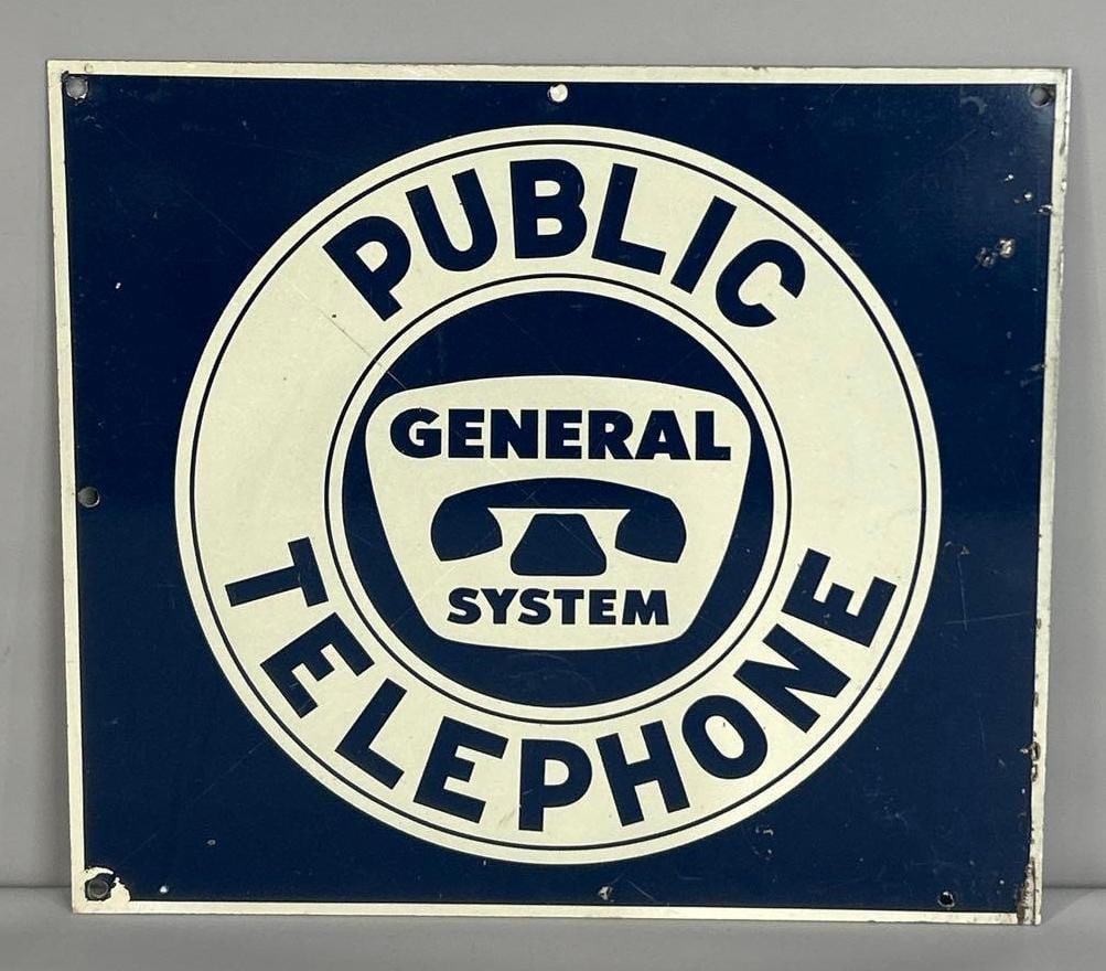 General System Public Telephone Reflective SIgn (1 of 5)