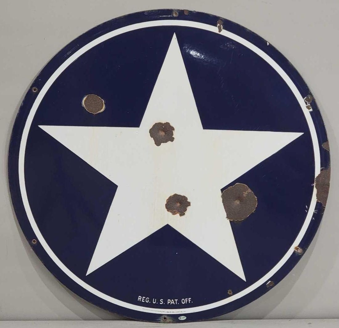 White Star Porcelain Sign (TAC) (1 of 4)