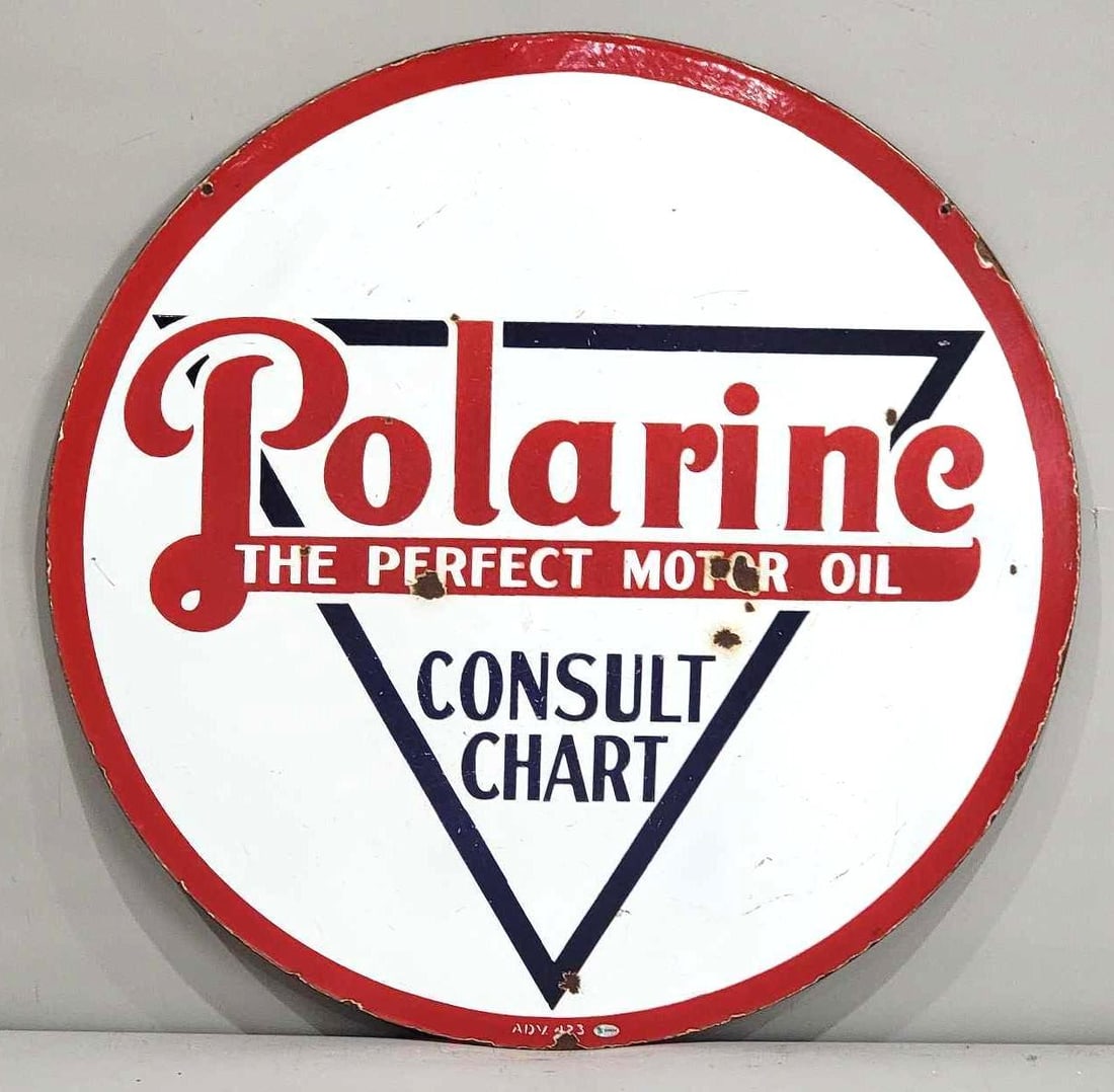 Polarine Consult Chart Porcelain Sign (TAC) (1 of 5)