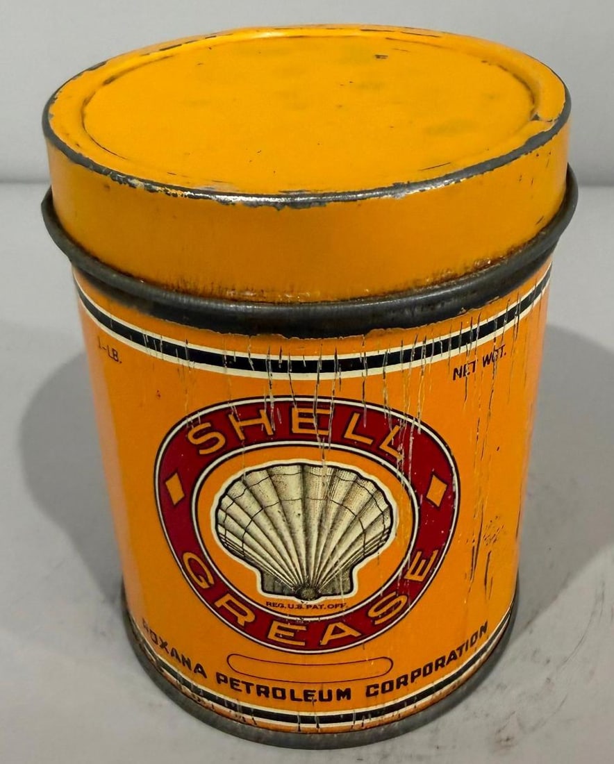 Shell Grease Metal Can - 2