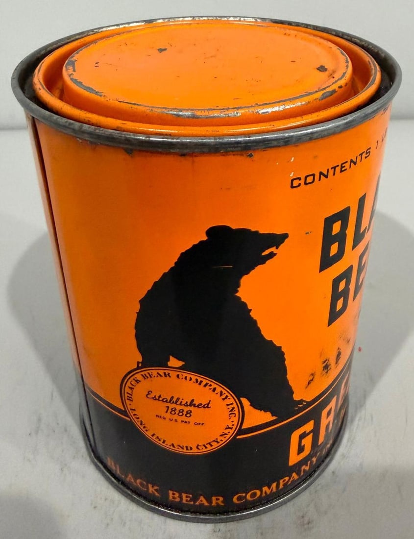 Black Bear Grease Metal Can - 2