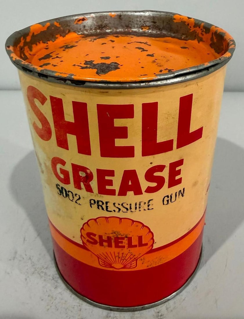 Shell Grease Metal Can - 2