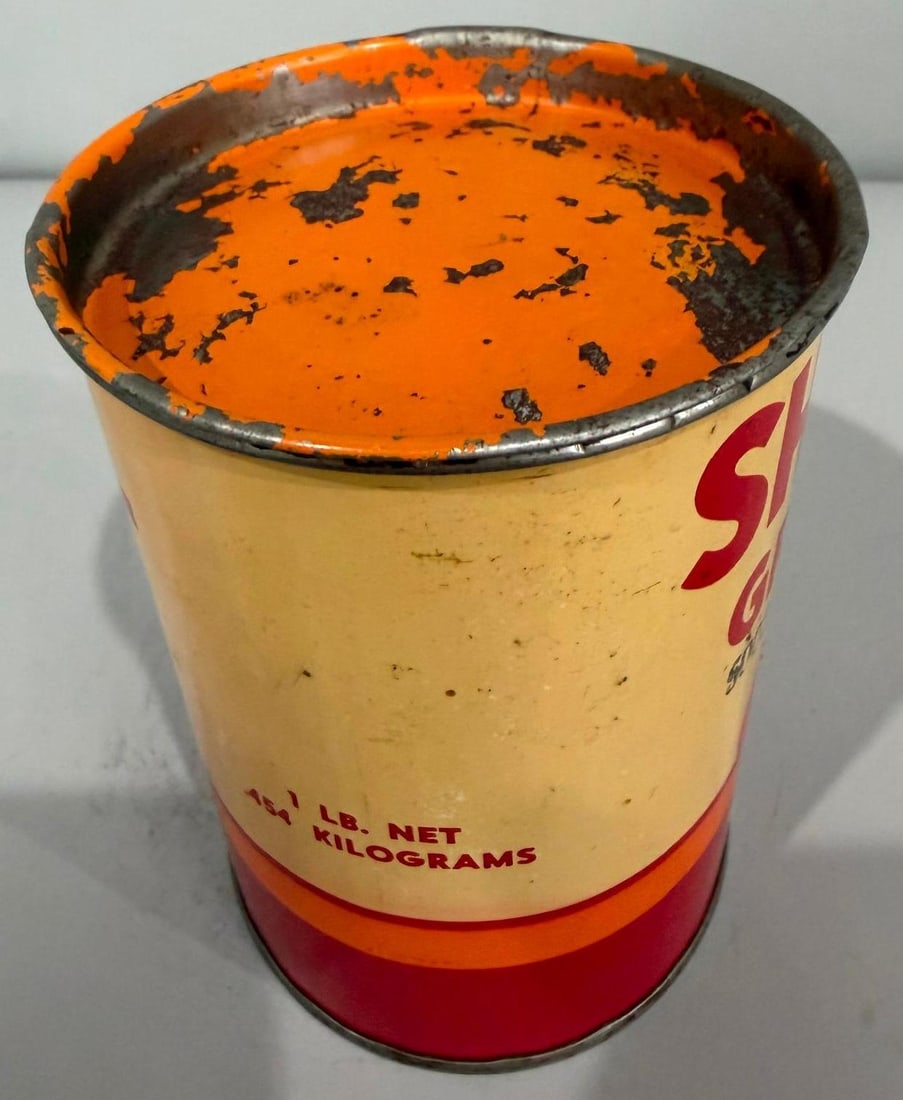 Shell Grease Metal Can - 3