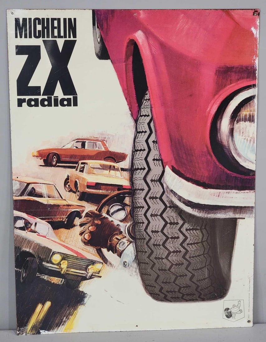 Michelin ZX Radial Metal Sign (TAC) (1 of 4)