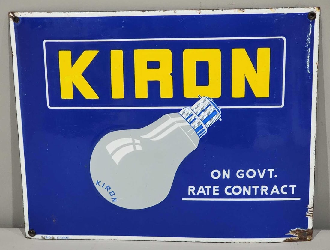 Kiron w/Image Porcelain Sign (TAC) (1 of 4)