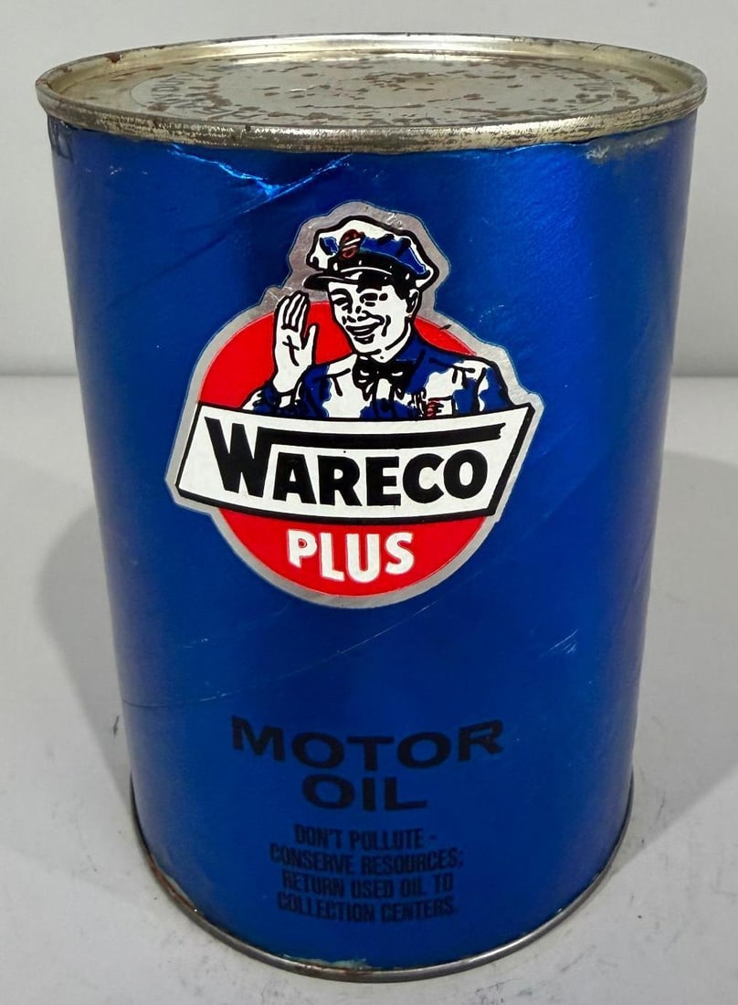 Wareco Motor Oil Quart Can - 2