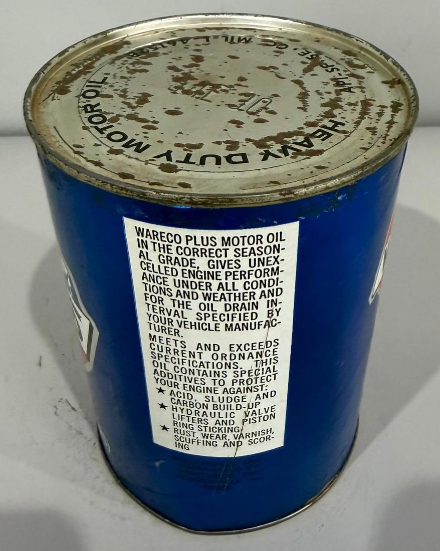 Wareco Motor Oil Quart Can - 3