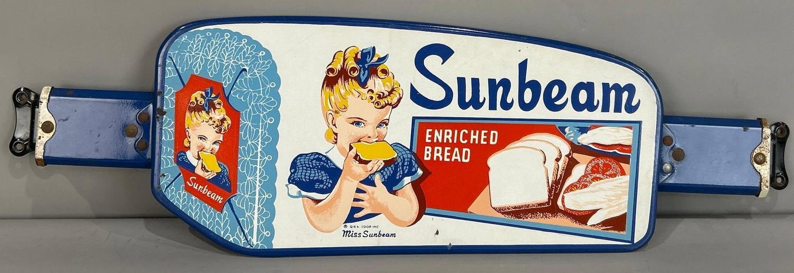 Sunbeam Enriched Bread Door Push W/ Sunbeam Girl Graphic (1 of 5)