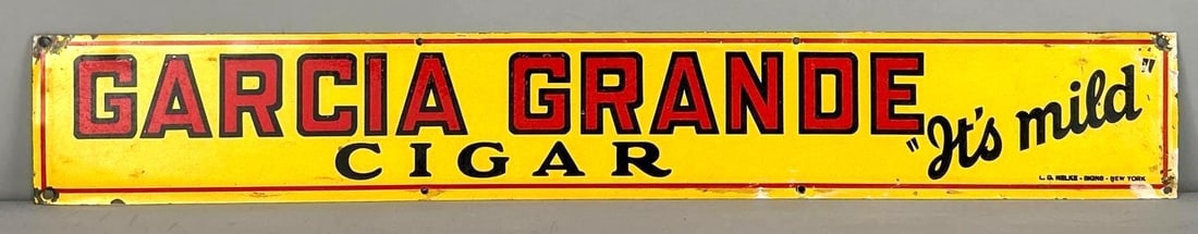 Garcia Grande Cigar's "Its Mild" Strip Sign (1 of 5)
