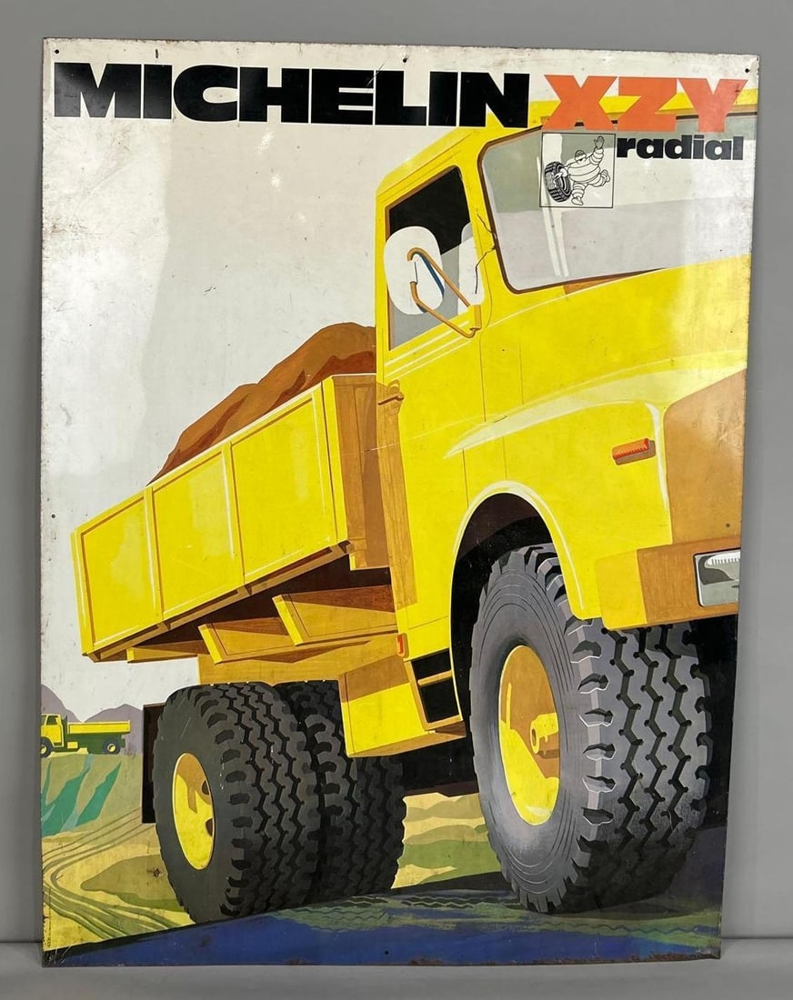 Michelin XYZ Radial Tires Single-Sided Tin Sign (1 of 5)