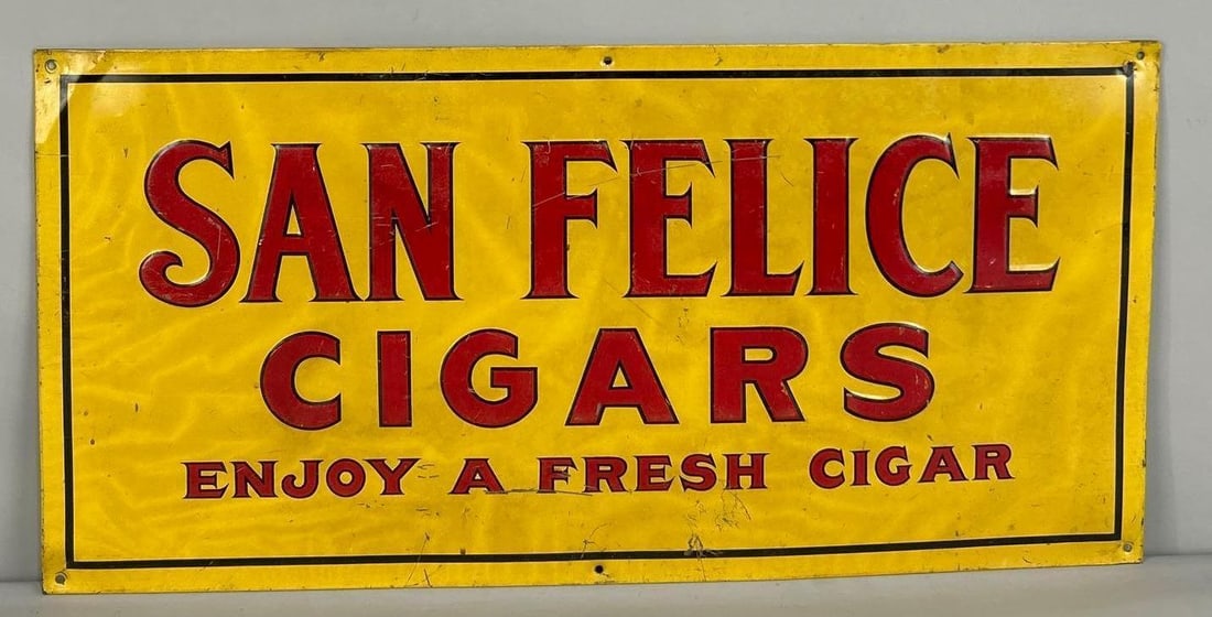 San Felice Cigars Embossed Tin Sign (1 of 5)
