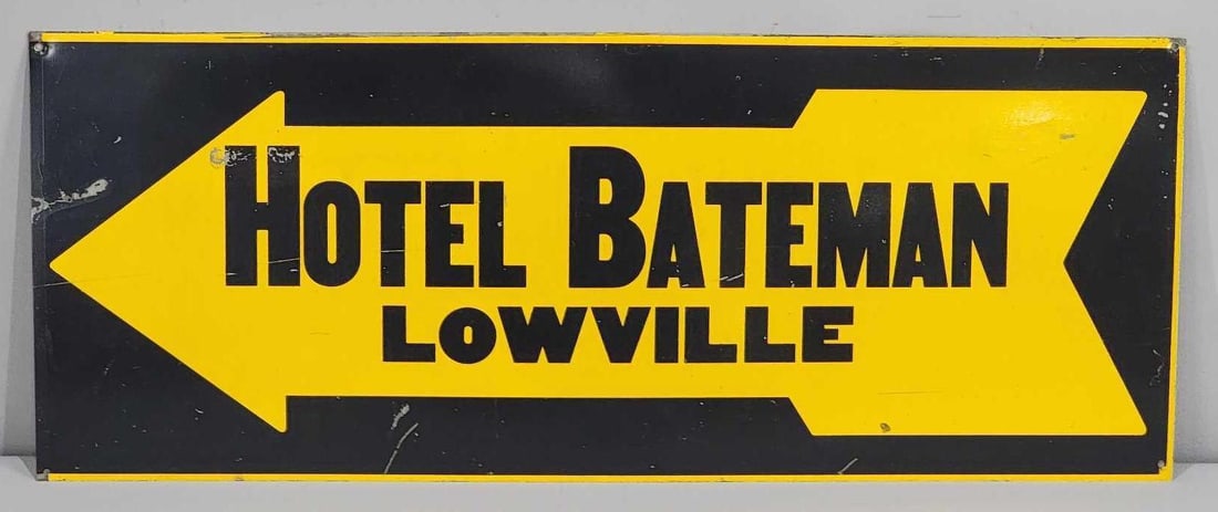 Hotel Bateman Lowville Metal Sign (1 of 4)