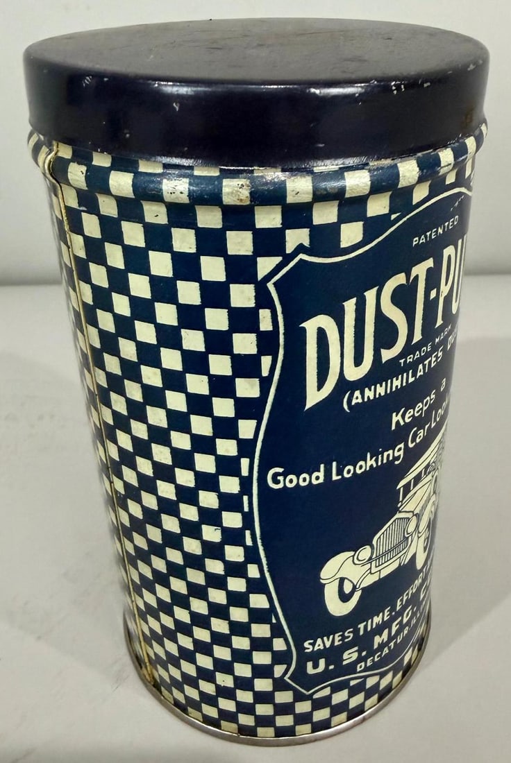 Dust Puff Metal Can - 3